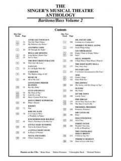 Singer's Musical Theatre Anthology Vol. 2 Baritone/Bass 