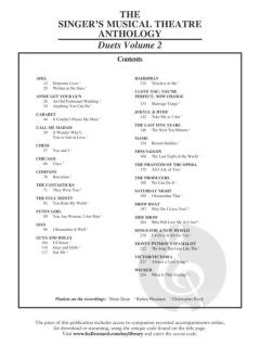 Singer's Musical Theatre Anthology: Duets Vol. 2 