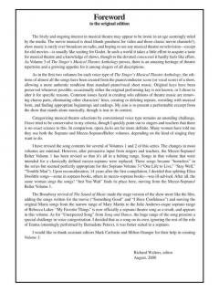 Singer's Musical Theatre Anthology Vol. 3 Soprano von Richard Walters 