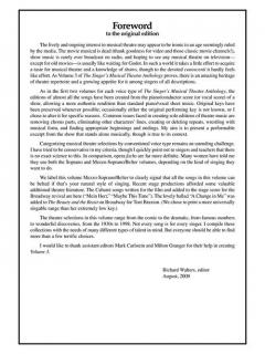 Singer's Musical Theatre Anthology Vol. 3 Mezzo-Soprano von Richard Walters 