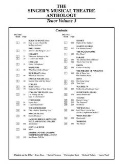 Singer's Musical Theatre Anthology Vol. 3 Tenor 