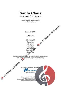 Santa Claus is comin' to town von Haven Gillespie (Download) 