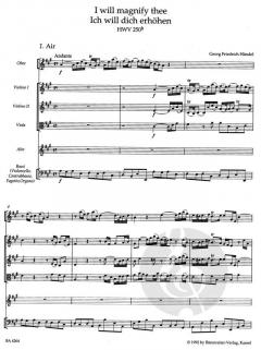 Ich will dich erhöhen HWV 250b (Georg Friedrich Händel) 