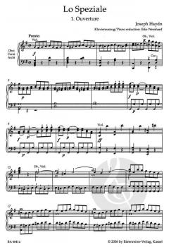 Lo Speziale Hob. XXVIII:3 von Joseph Haydn 
