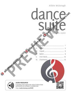 Dance Suite for Solo Violin  von Ailbhe McDonagh 