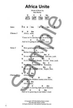 4-Chord Songbook von Bob Marley 