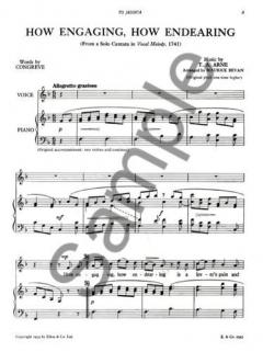 How Engaging, How Endearing von Thomas Augustin Arne 