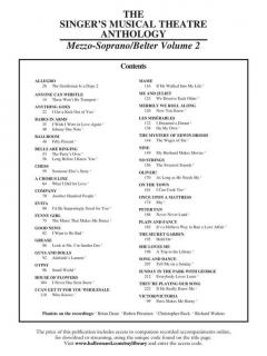 Singer's Musical Theatre Anthology Vol. 2 Mezzo-Soprano von Richard Walters 