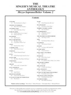 Singer's Musical Theatre Anthology Vol. 2 Mezzo-Soprano von Richard Walters 