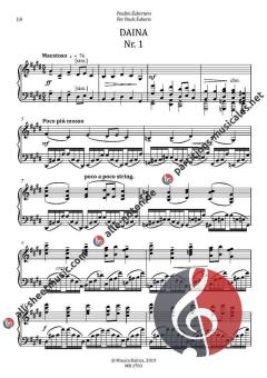 24 Songs for Piano von Jānis Mediņš 