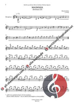 Magnolia for Vibraphone Solo von Rihards Dubra 
