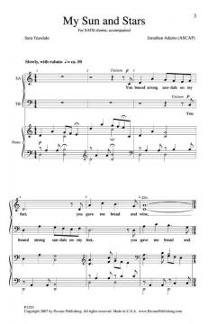 My Sun And Stars (Jonathan Adams) 