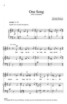 One Song (Allan Petker) 