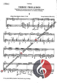 3 Preludes von George Gershwin 