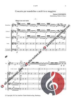 Konzert D-Dur von Nicola Conforto 