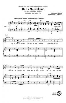 He Is Marvelous! (Rosephanye Powell) 