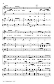 He Is Marvelous! (Rosephanye Powell) 