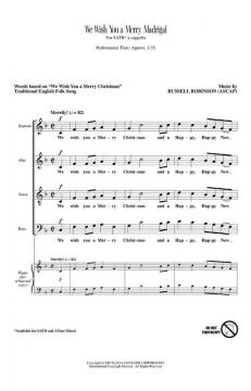 We Wish You A Merry Madrigal (Russell Robinson) 