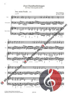 2 Choralbearbeitungen op. 103 von Klaus Miehling 