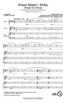 N'kosi Sikelel' I Afrika (Prayer For Africa) 
