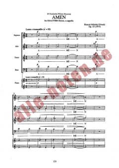 Amen Op.35 von Henryk Mikołaj Górecki 
