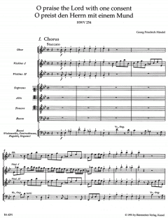 O preist den Herrn mit einem Mund (Georg Friedrich Händel) 
