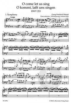O kommt, lasst uns singen (Georg Friedrich Händel) 