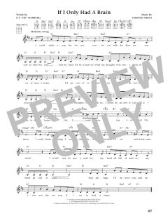 If I Only Had A Brain von Edgar Y. Harburg (Download) 