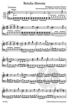 Betulia liberata (W.A. Mozart) 