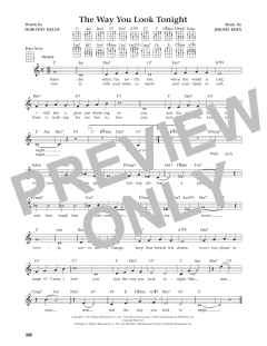 The Way You Look Tonight von Dorothy Fields (Download) 