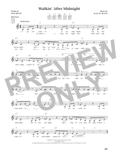 Walkin' After Midnight von Patsy Cline (Download) 