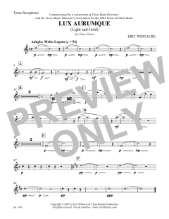 Lux Aurumque von Eric Whitacre (Download) 
