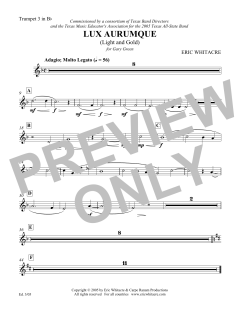 Lux Aurumque von Eric Whitacre (Download) 