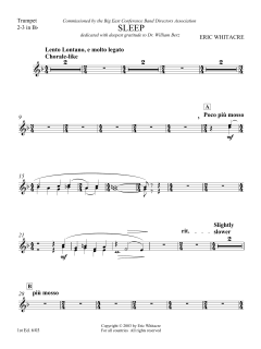 Sleep von Eric Whitacre (Download) 