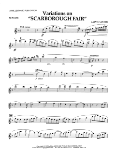 Variations On Scarborough Fair von Calvin Custer (Download) 