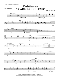 Variations On Scarborough Fair von Calvin Custer (Download) 