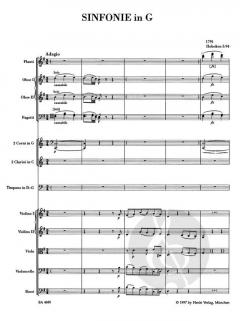 Sinfonie Nr. 94 von Joseph Haydn 