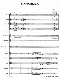 Sinfonie Nr. 94 von Joseph Haydn 