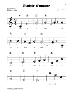 Plaisir D'Amour von Jean-Paul Martini (Download) 