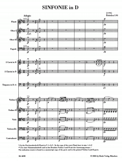 Sinfonie in D-Dur von Joseph Haydn 