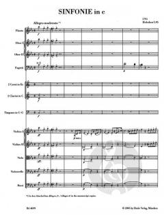 Sinfonie in c-Moll von Joseph Haydn 