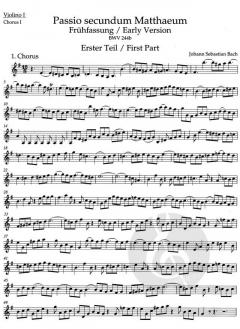 Matthäus-Passion BWV 244b von Johann Sebastian Bach 