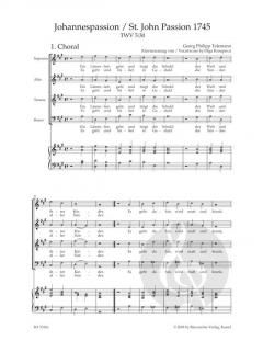 Johannespassion 1745 TWV 5:30 (Georg Philipp Telemann) 