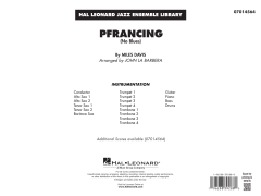 Pfrancing (No Blues) von Miles Davis (Download) 