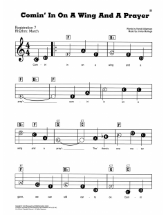 Comin' In On A Wing And A Prayer von Jimmy McHugh (Download) 