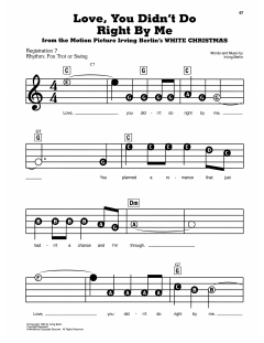 Love, You Didn't Do Right By Me von Irving Berlin (Download) 