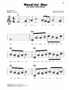 Wand'rin' Star von Alan Jay Lerner (Download) 