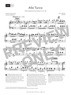 Alla Turca von Wolfgang Amadeus Mozart (Download) 