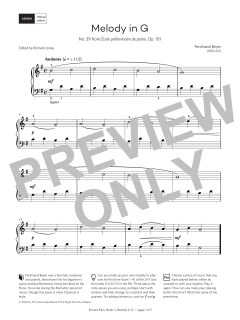 Melody in G von Ferdinand Beyer (Download) 