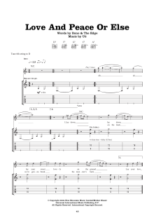 Love And Peace Or Else von U2 (Download) 